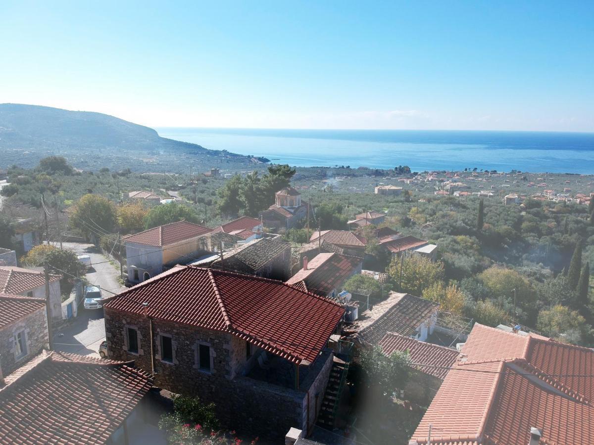 Stavroulas Stone House In Rigklia, Messinia Riglia Dış mekan fotoğraf
