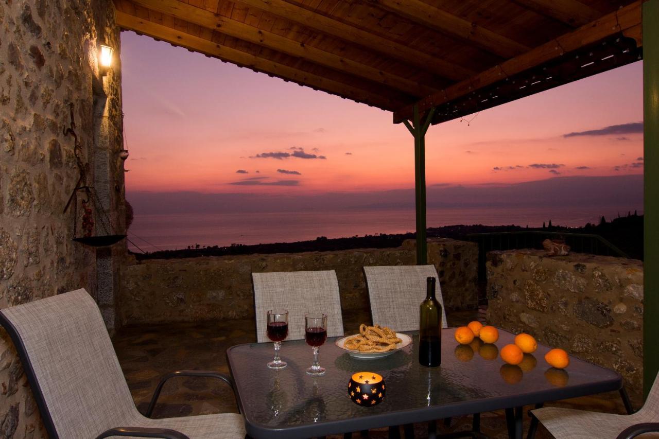 Stavroulas Stone House In Rigklia, Messinia Riglia Dış mekan fotoğraf
